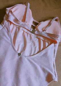 Striped One-Piece Hotie Swimsuit For Women 🔥 🎀♥