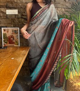 pure georgette saree