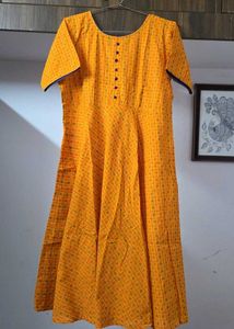Cotton Weave Anarkali Kurta
