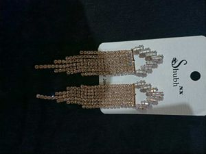 Rhinestone Long  Gorgeous Earrings
