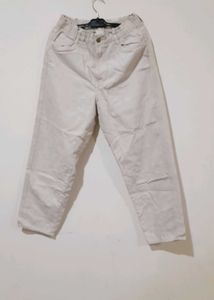Casual Beige Pants