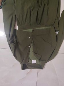 Olive Green Co-ord Set