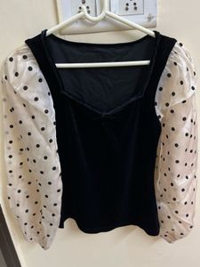 URBANIC Patchwork Pullover Blouse