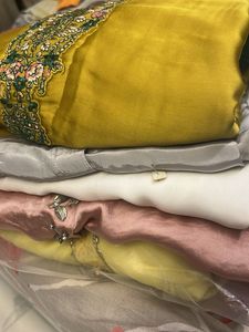 Yellow Floral Garara Kameez