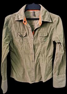 Olive Green Corduroy Jacket