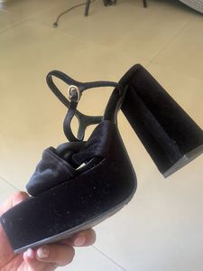 Black party Block Heel