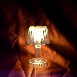 LED Table Lamp Set of 1 - Bedside Night Light