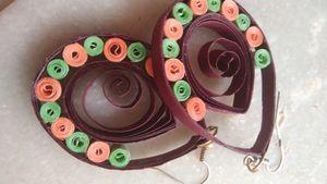 Quilled Funky Earrings
