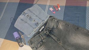 Denim Top &amp; Jeans Set