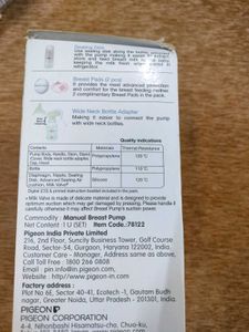 Pigeon Manual Breast Pump With Feeding Set