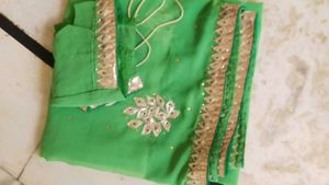 Jaipuri Gotta Patti Saree With Blouse