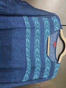 Elegant Blue Printed Kurta