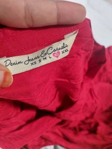 Red Beautiful Top For Daily Wear