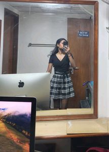 Plaid Mini Skirt