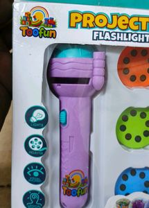 Kids Torch Light 3 Ring Abcd Cartoon Number