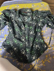 Floral Print Button-Down Shirt