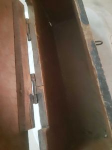 Vintage Old Wooden Box With Locking System