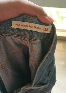 Light Wash High Waisted Denim Jeans