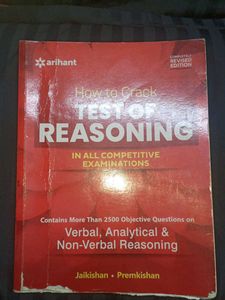 How to Crack Test of Reasoning - Arihant