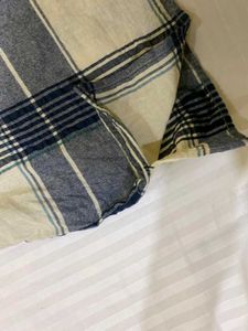 Checked Flannel Tunic Top