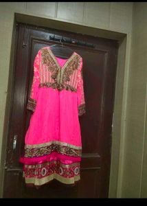 Very Pretty Long Anarkali Dress With Dupata