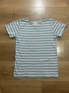 Striped T-Shirt - Blue & White
