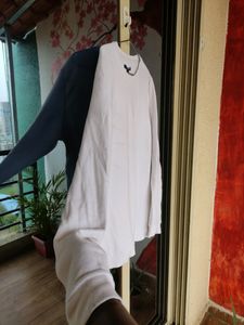 Zudio White Plain Sweatshirt