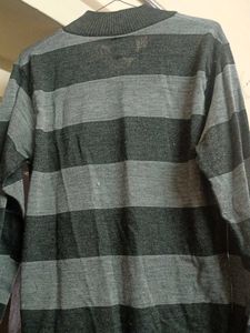 Striped Grey Sweater