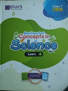 Class 7 CBSE Math and science book