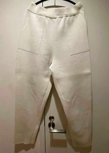 Cream Knit Pants