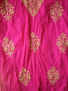 Pink Embroidered Kurta