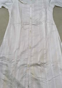 Elegant White Kurta(L)