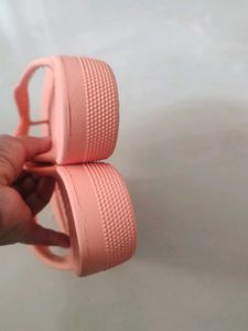 crocs Peach Flip Flops New Never Used