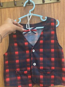 Boy's Plaid Suit Set