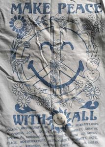 2 combo-Peace Graphic T-Shirts