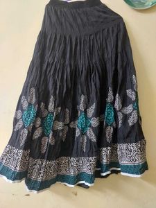 Boho Print Maxi Skirt