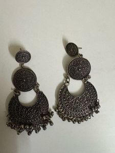 Oxidized Statement Jewelry Set – 4 Pieces