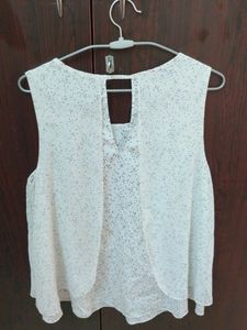Polka Dot Sleeveless Top