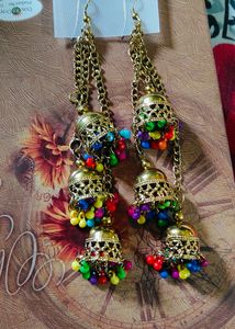 Colorful Jhumka Earrings