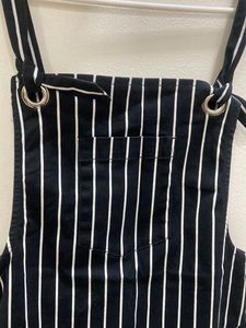 Striped Overall Dress