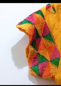 Beautiful Phulkari Embroidery Kurta