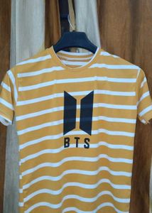BTS Striped T-Shirt