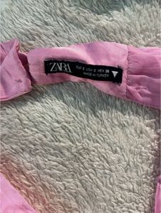 ZARA Bralette Satin Backless Tie Top