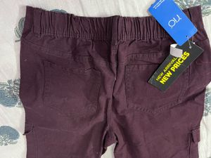 Burgundy Cargo Pants