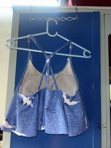 Crane Print Tank Top