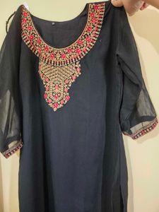 Elegant Black Kurta