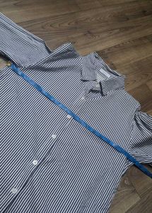 Striped Button-Down Shirt