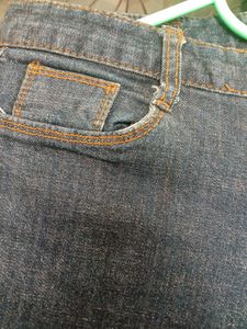 Blue Low Waist Jeans