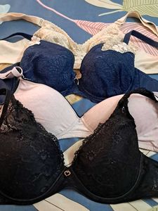 Combo Of Four Imported Fabric Bra