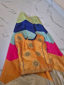 Ethnic Skirt And Blouse
